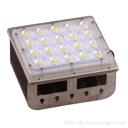 High Wattage Solar LED Retrofit Kits for Gas Station Metal Halide Replacement